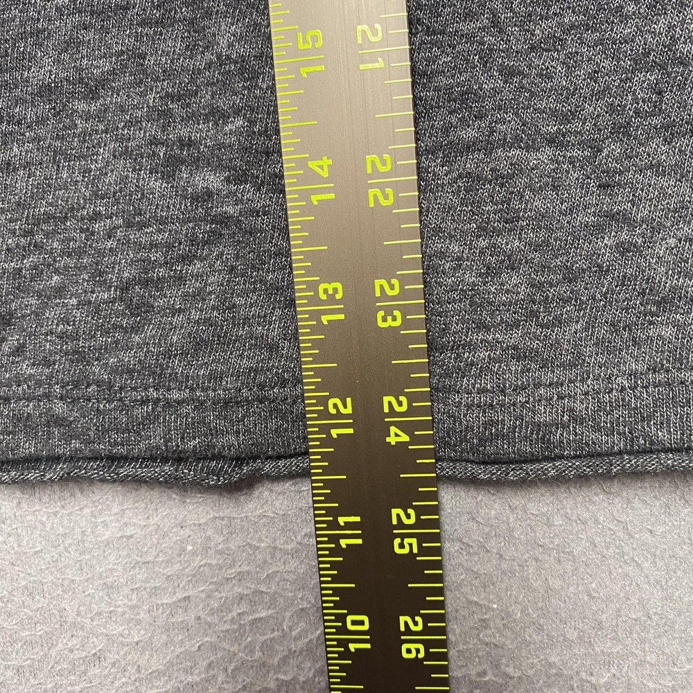 Prana Women's Gray Hooded Henley Sweatshirt - Picture 8 of 9